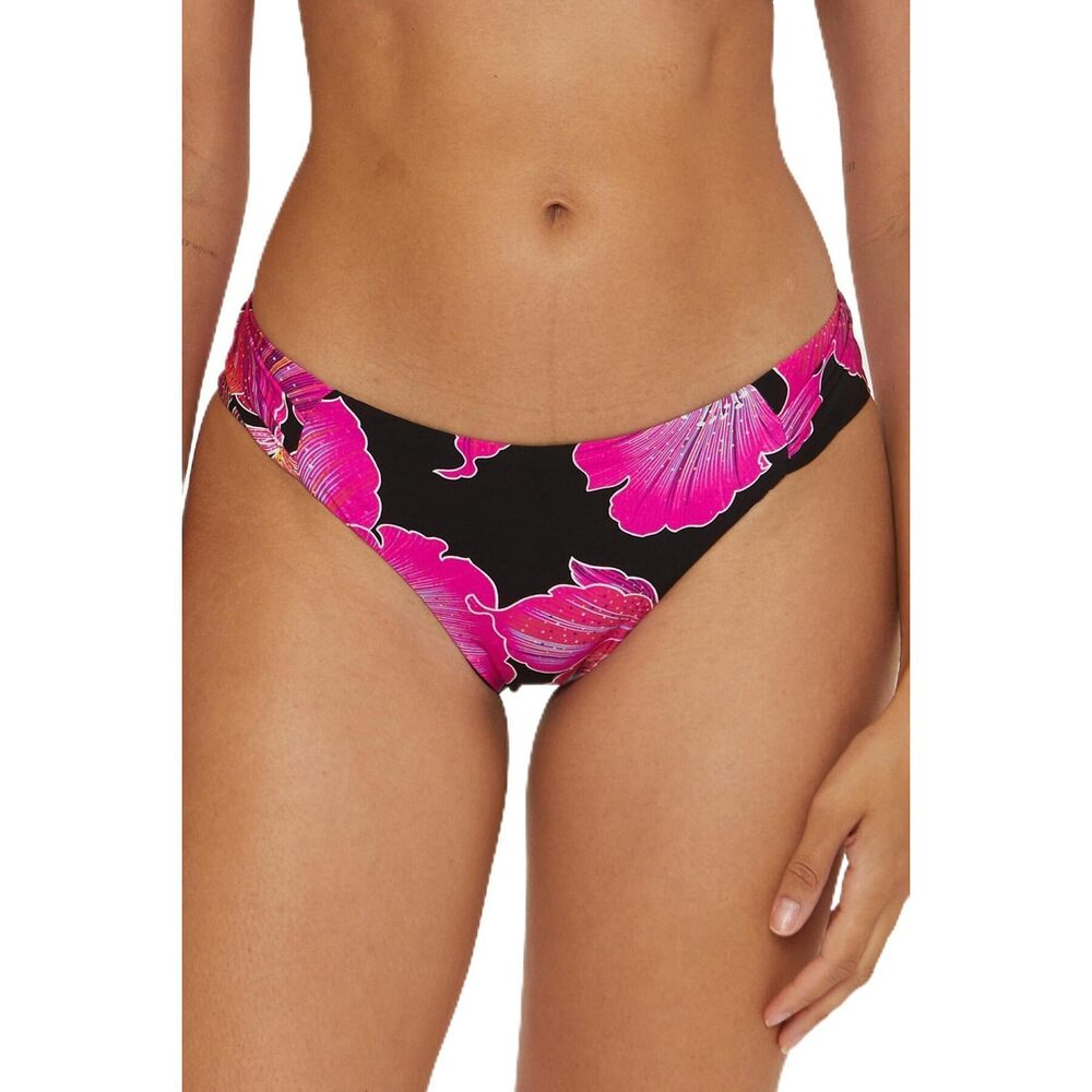 Trina Turk Women's Multicolor Shirred-Side Hipster Bikini Bottoms 4 NWT - Picture 1 of 6
